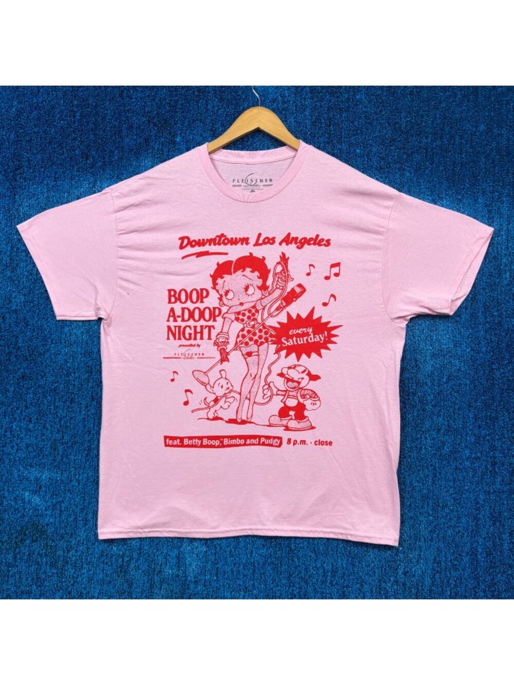 Betty Boop Cartoon Pink T-Shirt Size Extra Large